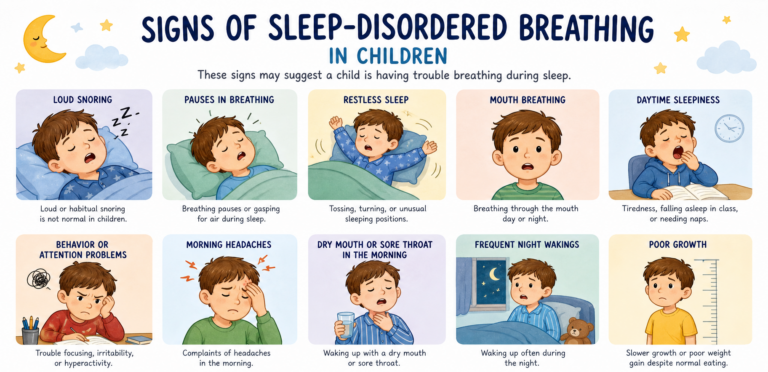 Signs of Sleep-Disordered Breathing in Kids